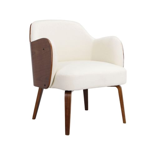 Haruko-fauteuils Rembourrée En Crème Dolly Teddy