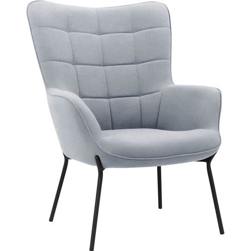 Boris-fauteuil En Tissu Gris Clair