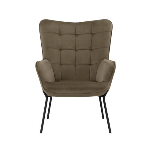 Boris-fauteuil En Tissu Mocca