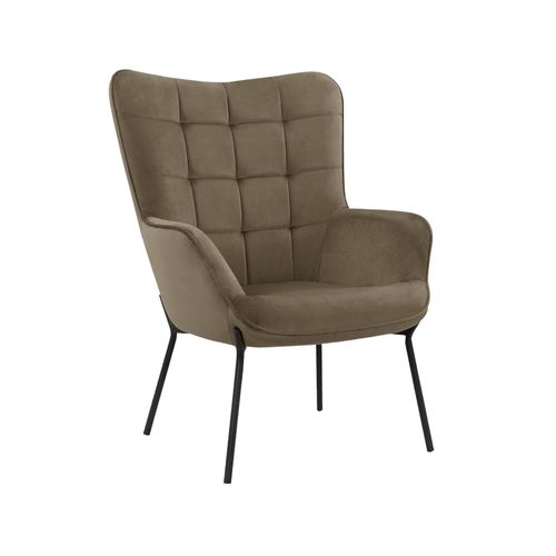 Boris-fauteuil En Tissu Mocca