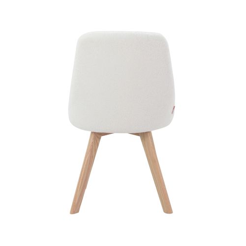 Trudi-lot De 2 Chaises De Salle à Manger En Tissu Gris