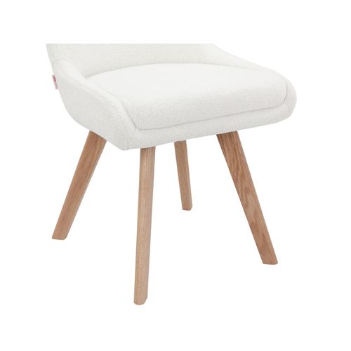 Trudi-lot De 2 Chaises De Salle à Manger En Tissu Gris