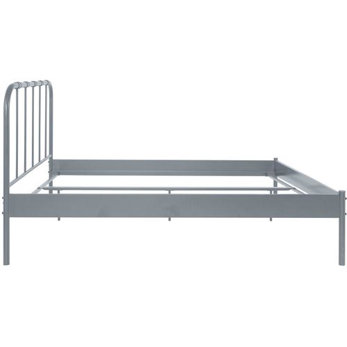 Aaron-lit En Métal Gris 140x200