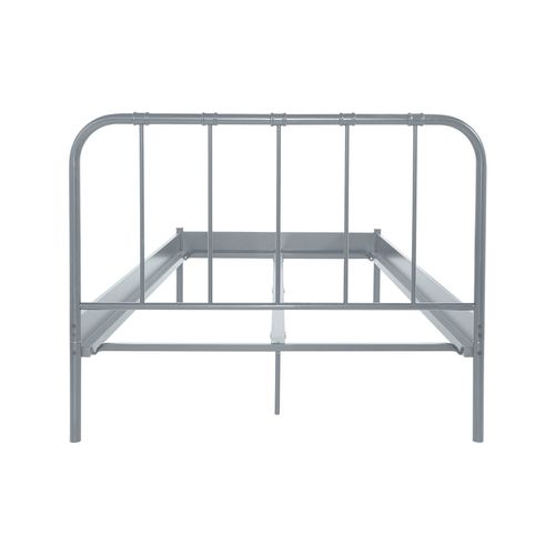 Aaron-lit En Métal Gris 140x200