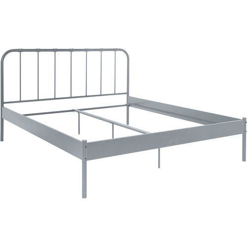 Aaron-lit En Métal Gris 180x200