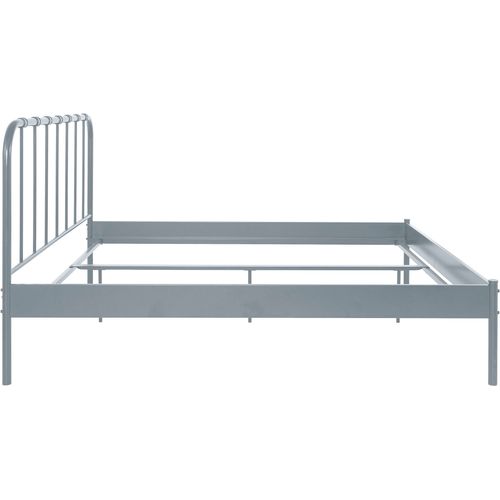 Aaron-lit En Métal Gris 180x200