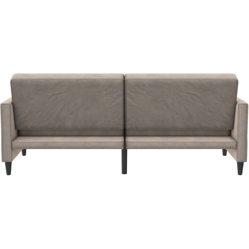 Hartford - Canapé-lit 3 Places En Velours Taupe