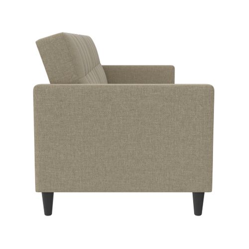 Hartford - Canapé-lit 3 Places En Effet Lin Cappuccino