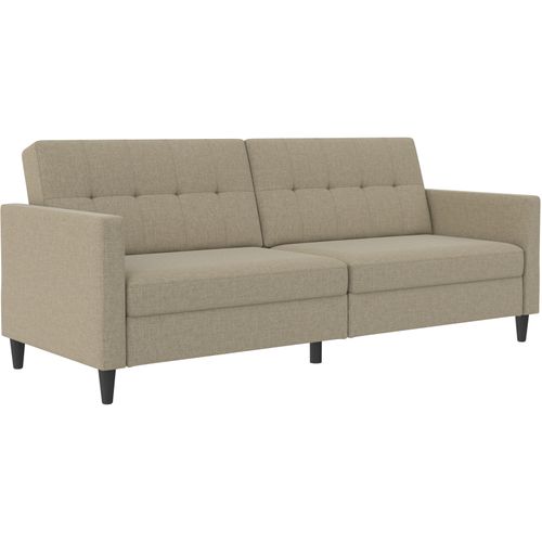 Hartford - Canapé-lit 3 Places En Effet Lin Cappuccino