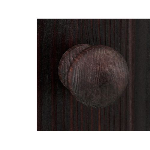 Cubrix-armoire 2 Portes Havane/laque