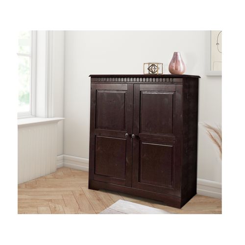 Cubrix-armoire 2 Portes Havane/laque