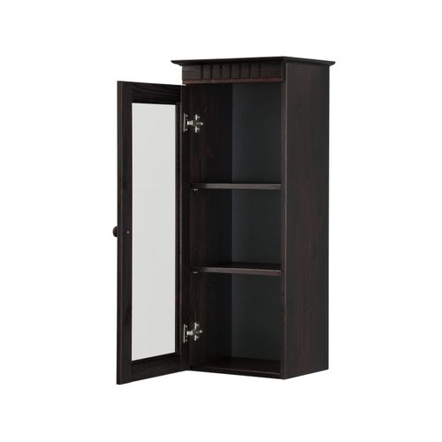 Cubrix-armoire Murale 1 Porte Havane/laque