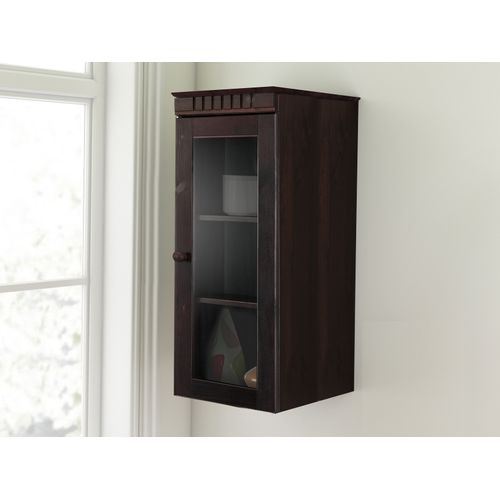 Cubrix-armoire Murale 1 Porte Havane/laque