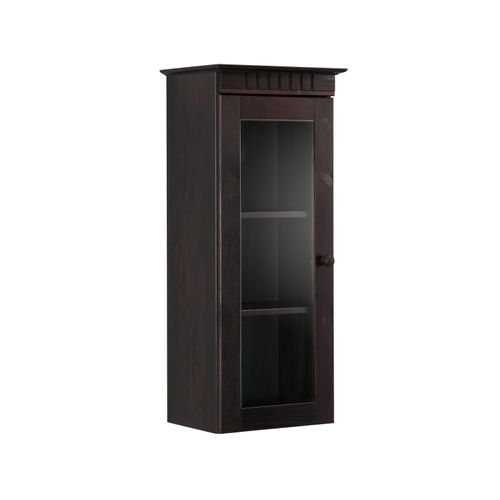 Cubrix-armoire Murale 1 Porte Havane/laque