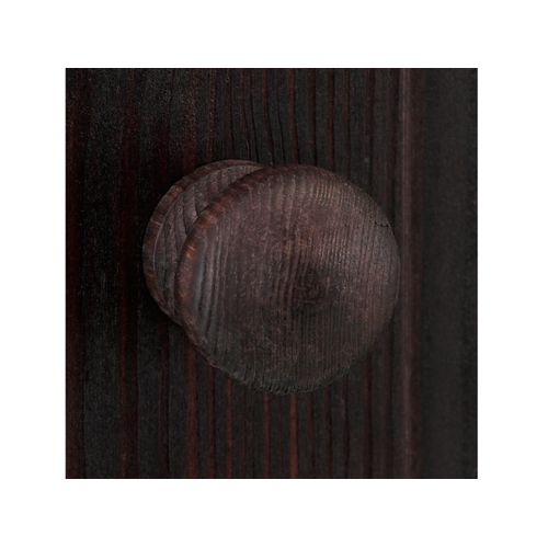 Cubrix-armoire Murale 1 Porte Havane/laque