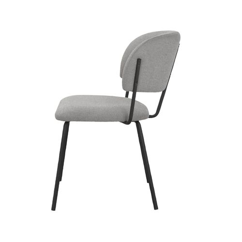 Claudia-chaise à Manger 2 Pk Gris Belfast