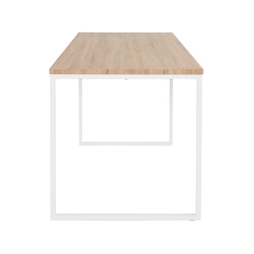 Mali - Table à Manger En Effet Chêne Blanc 6 Personnes L160