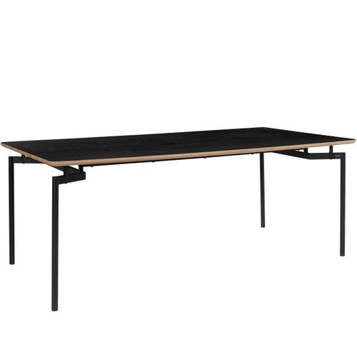 Aldo-table De Salle à Manger 200 Cm Noir