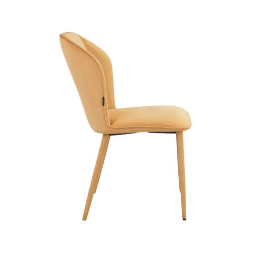 Wilma-chaise De Salle à Manger 2 Pk Mustard