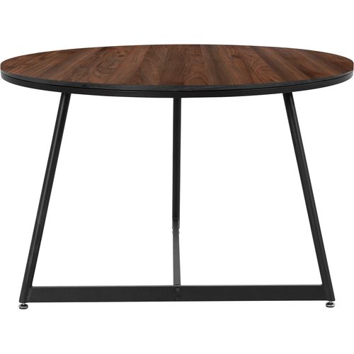 Luka-table De Salle à Manger 120 Cm Noyer Noir