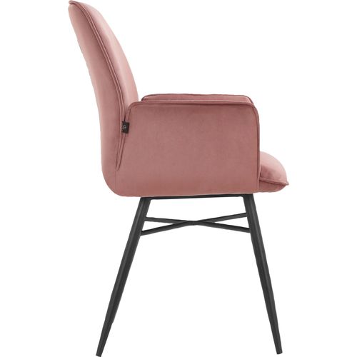 Anzo-chaise De Salle à Manger 2 Pk Rose
