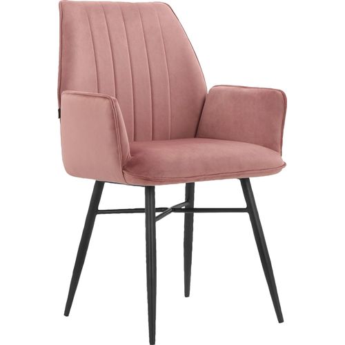 Anzo-chaise De Salle à Manger 2 Pk Rose