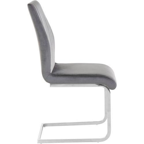 Greta-chaise De Salle à Manger 2 Pk Gris
