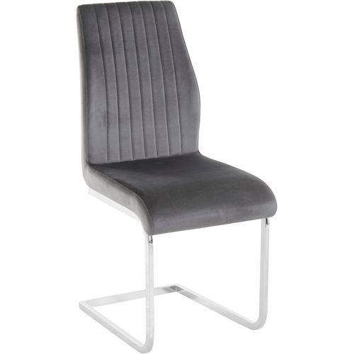 Greta-chaise De Salle à Manger 2 Pk Gris