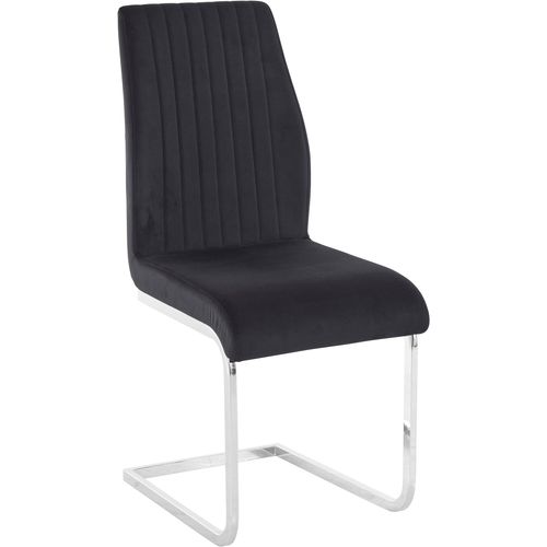 Greta-chaise De Salle à Manger 2 Pack Noir