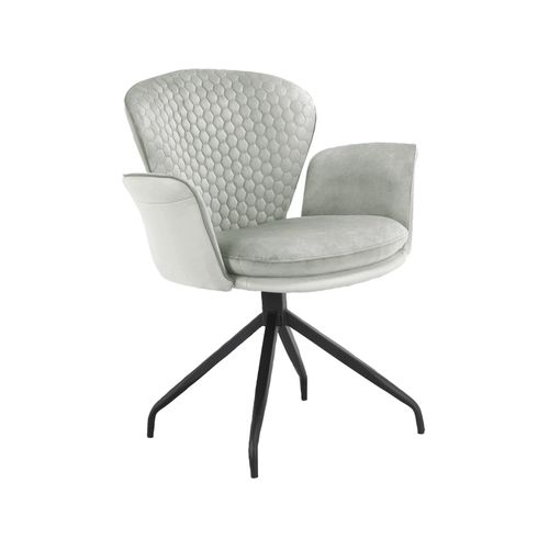 Lucia-lot De 2 Chaises De Salle à Manger Gris