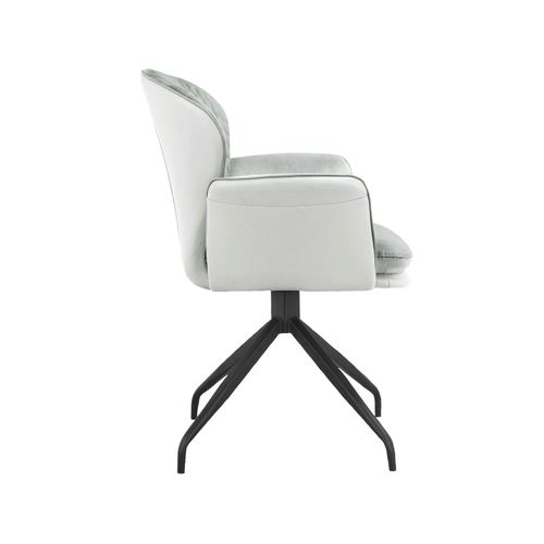 Lucia-lot De 2 Chaises De Salle à Manger Gris