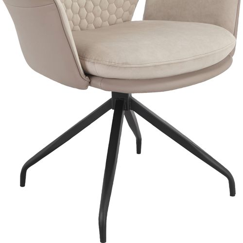 Lucia-chaise De Salle à Manger 2 Pk Taupe