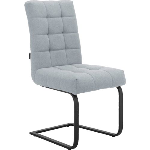 Terza-lot De 2 Chaises De Salle à Manger En Tissu Gris