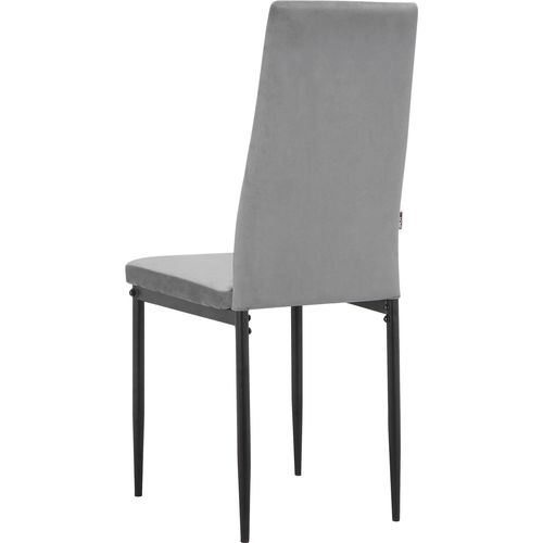 Melly-chaise De Salle à Manger 2 Pack Grey