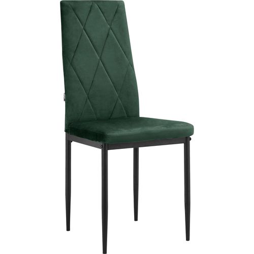 Melly-chaise De Salle à Manger 2 Pack Vert Foncé