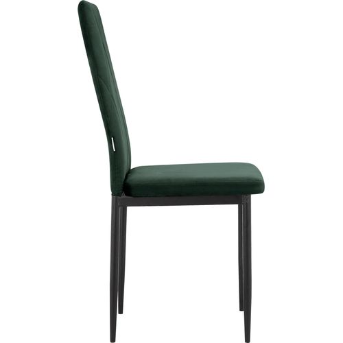 Melly-chaise De Salle à Manger 2 Pack Vert Foncé