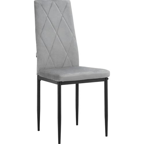 Melly-chaise De Salle à Manger 4 Pack Grey