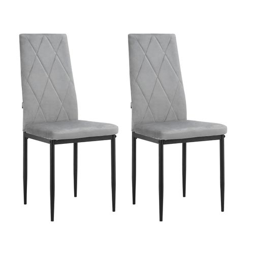 Melly-chaise De Salle à Manger 4 Pack Grey