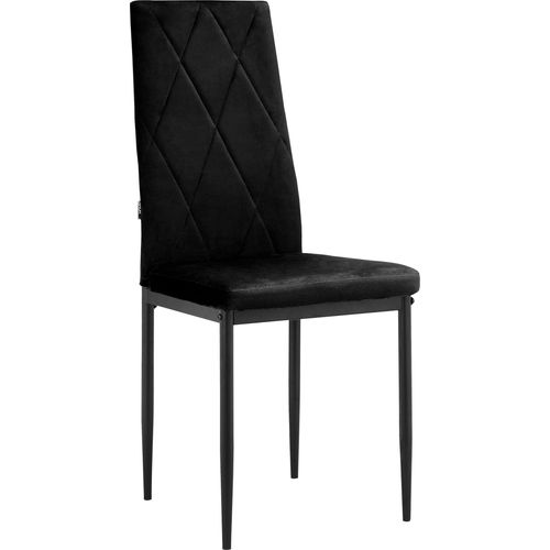 Melly-chaise De Salle à Manger 4 Pack Noir