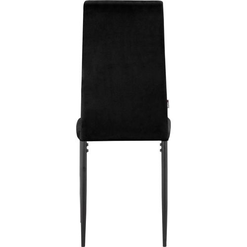 Melly-chaise De Salle à Manger 4 Pack Noir