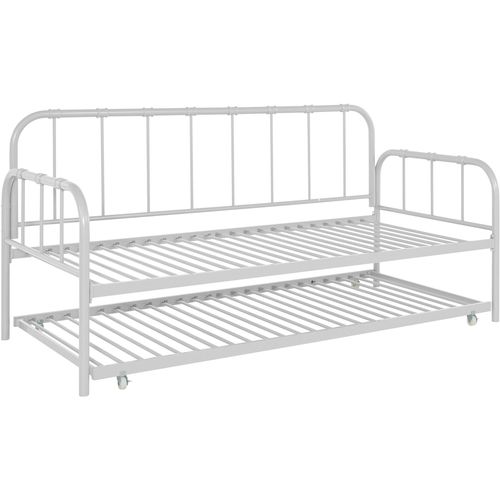 Aaron-lit De Jour En Métal Blanc 90x200