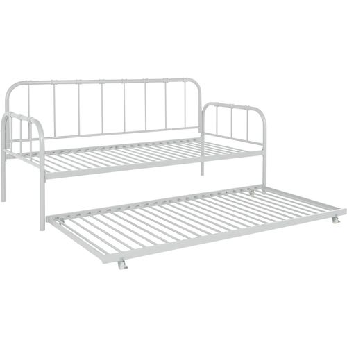 Aaron-lit De Jour En Métal Blanc 90x200