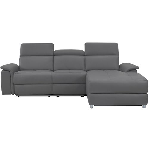 Pareli-canapé 3 Places Droite Manuel Function Tissu Anthracite