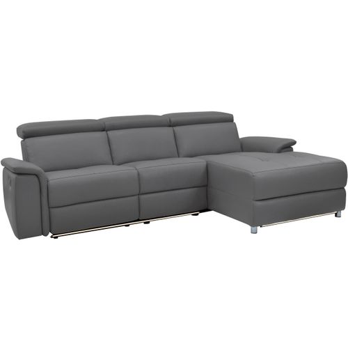 Pareli-canapé 3 Places Droite Manuel Function Tissu Anthracite