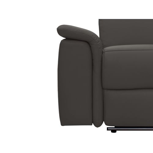 Pareli-canapé 3 Places Avec Fonction Manuel En Pu Marron