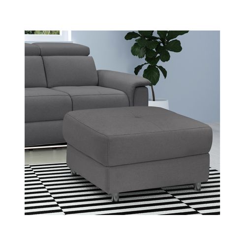 Pareli-pouf En Tissu Anthracite