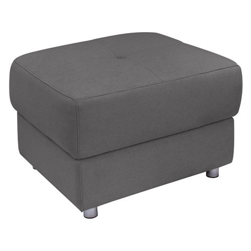 Pareli-pouf En Tissu Anthracite