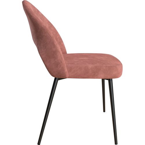Alexi-chaise De Salle à Manger Tapissée En Velours Rose