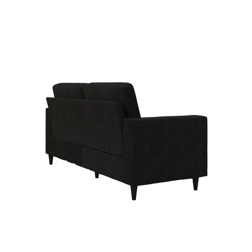 Cooper-canapé 3 Places En Velours Noir