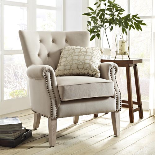 Dorel - Fauteuils En Twill Beige